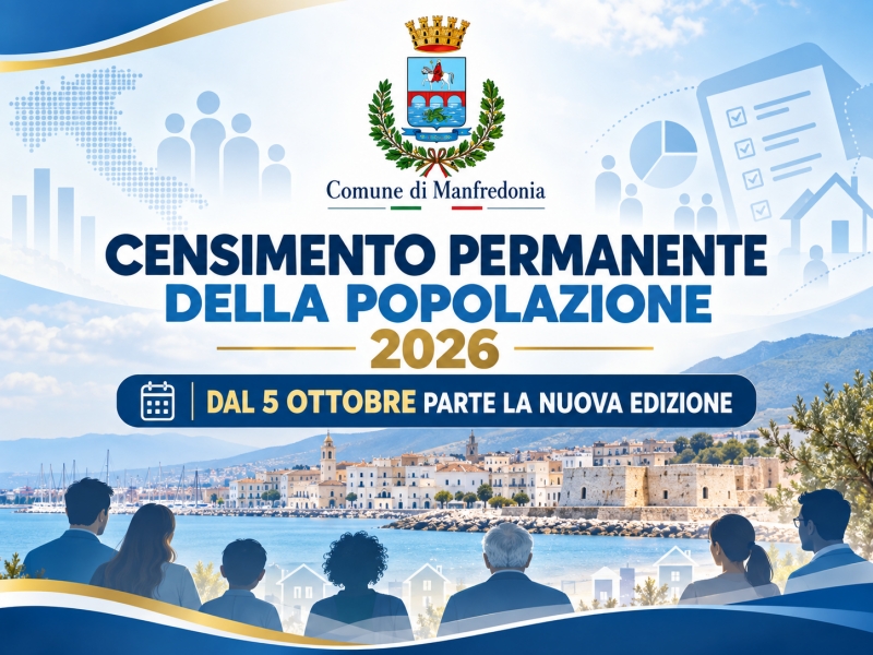 Censimento permanente della popolazione 2026: dal 5 Ottobre parte la nuova edizione
