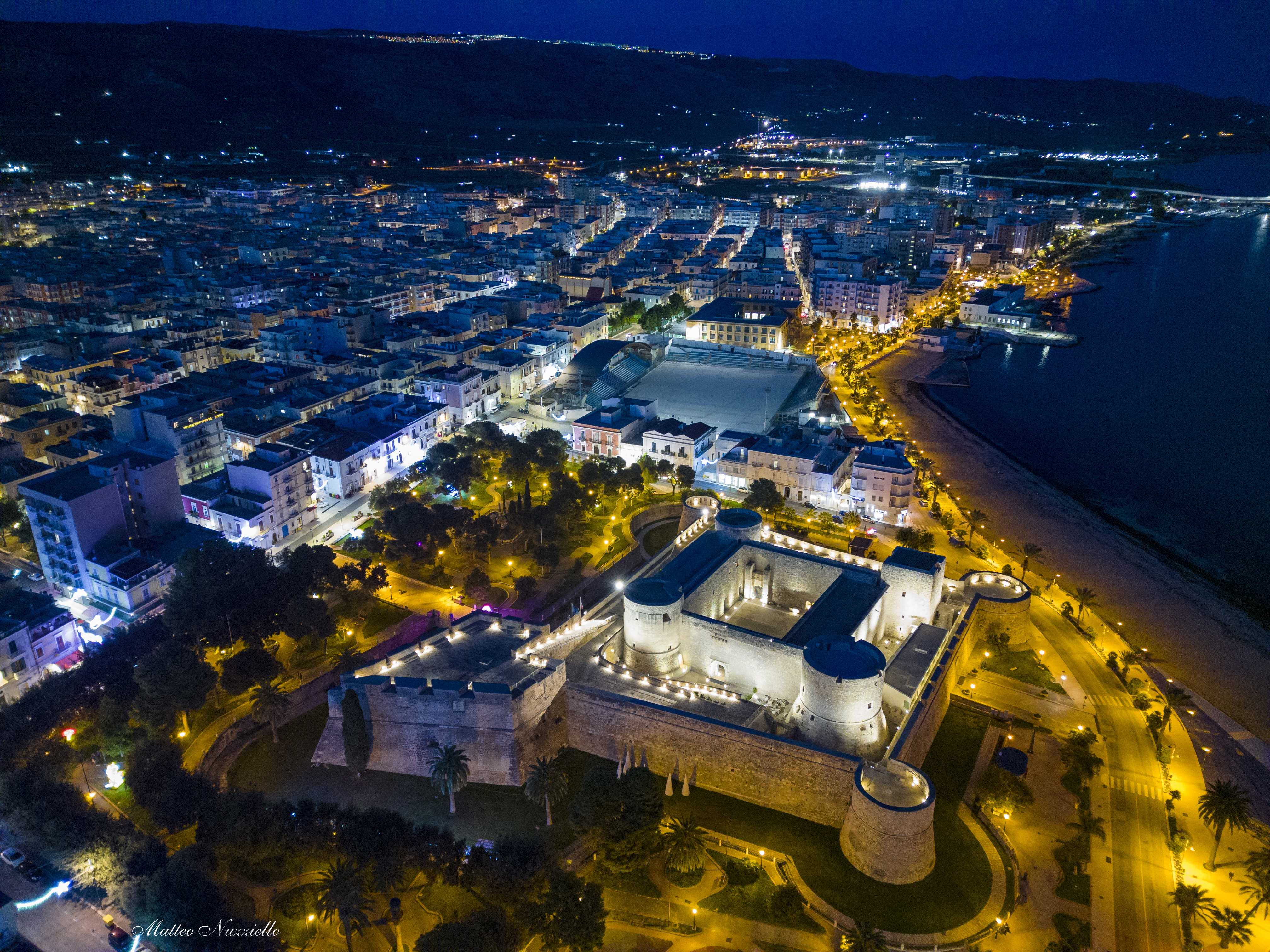 Manfredonia vista dall'alto