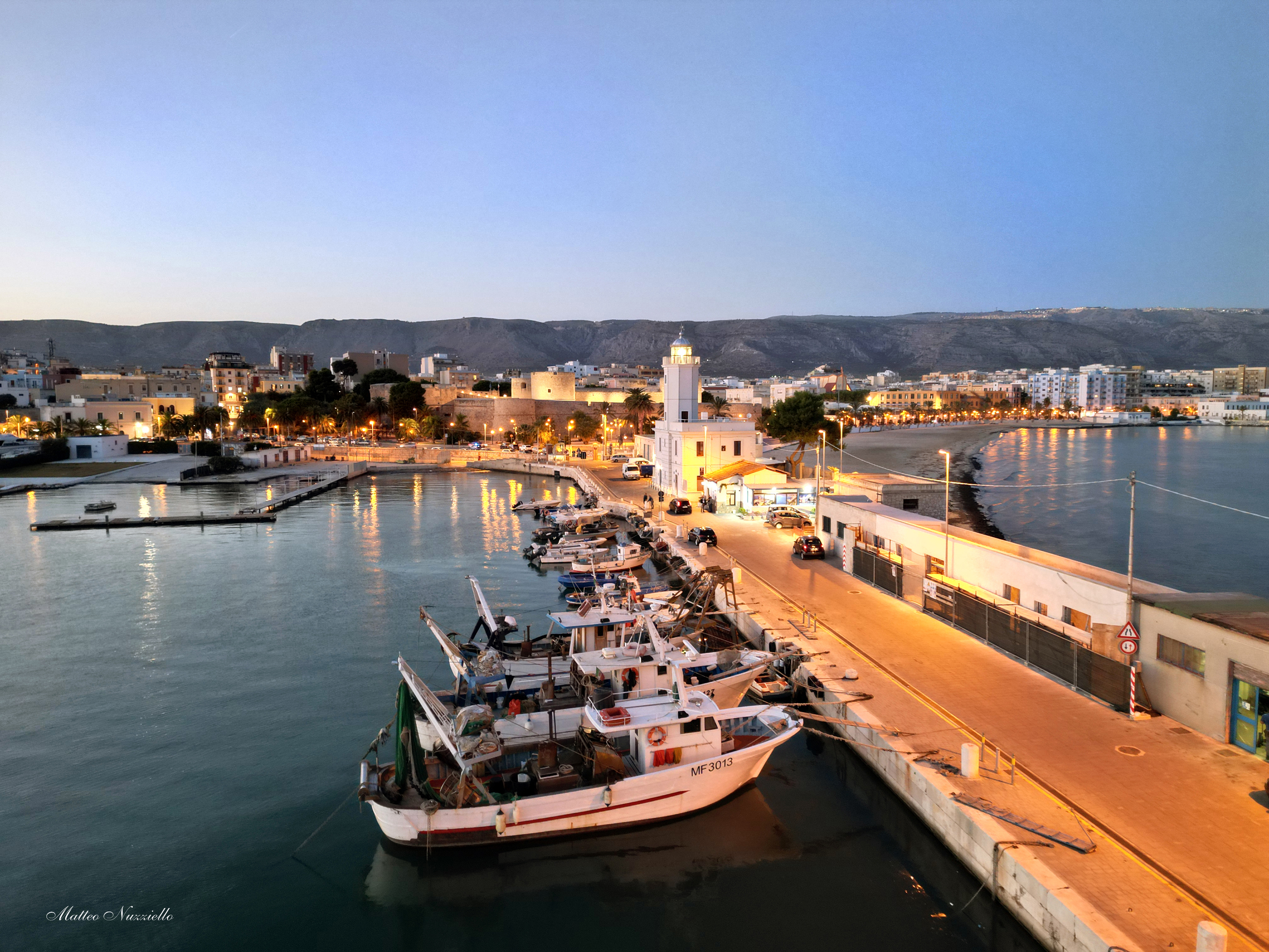 Manfredonia vista dall'alto